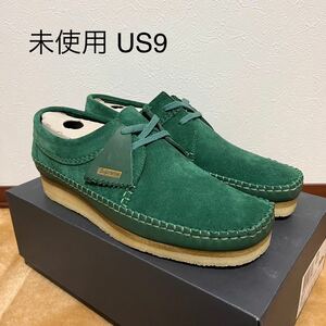 未使用 18ss Supreme Clarks Originals Weaver Green 半タグ、ステッカー付き supreme online購入 シュプリーム クラークス グリーン