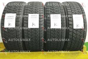 225/65R17 102Q Bridgestone BLIZZAK DM-V2 中古 スタッドレスタイヤ 4本セット 送料無料 225/65/17 ブリヂストン U1922.K