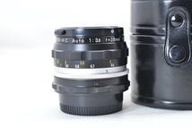 【ecoま】NIKON NIKKOR-H・C Auto 28mm F3.5 no.867372 美品 マニュアルレンズ_画像6