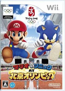 Wii マリオ&ソニック AT 北京オリンピック ジャケットイタミあり [H701147]