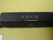 M24*1.5 標準ネジゲージ 中古品 ミリサイズ　プラグゲージ_画像2