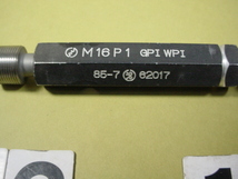 M16*1.0 GP1-WP1 程度良好中古品 ミリサイズ　ネジゲージ　プラグゲージ_画像3