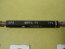 M8*0.75　GP2-IP2 程度良好中古品 ミリサイズ　ネジゲージ　プラグゲージ_画像2
