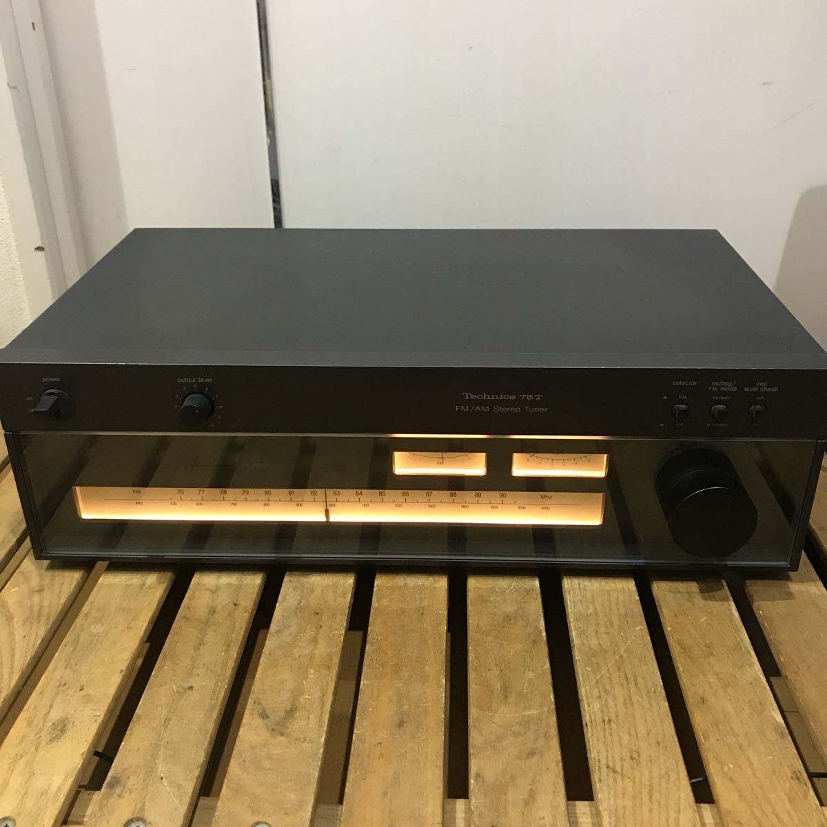 パネル Technics テクニクス ステレオセット プレーヤー デッキ