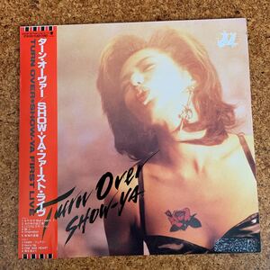 SHOW-YA ターン・オーヴァー　ファーストライブ　アナログ盤　LPレコード