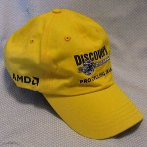  bicycle Pro team [ Discovery ] victory cap NIKE yellow free (55~59. about ) Discovery Channel Pro Cycling Team pg2301