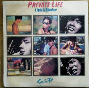 【希少廃盤LP】少年隊 / Private Life