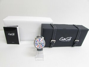 GaGa MILANO ガガミラノ 5510.1 マヌアーレ 手巻き 48mm プリンチペプリベ 限定250本 メンズ 腕時計 ▼SB4634