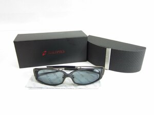 ZEAL OPTICS Zeal Opti ksVanq F-1057 black & silver men's sunglasses *UA9677