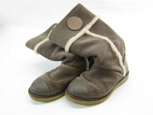 Tory Burch Tory Burch 33138333 suede mouton boots Camel 23.0cm lady's boots ∠UP3313