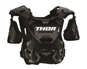 キッズ用プロテクター THOR GUARDIAN (ガーディアン）ブラック　オフロード 正規輸入品