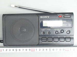 ★新品相当の美品です★SONY★AM/FM★PLLシンセサイザーラジオ★ICF-M350V★受信良好★SONYラジオは良い音です★元気に受信します★