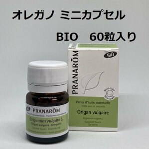 【即決】オレガノ ミニカプセル　60粒入り　プラナロム PRANAROM アロマ 精油　(S)