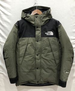 【THE NORTH FACE 】マウンテンダウンジャケット ノースフェイス S KHK ナイロン ND91930 ts202311