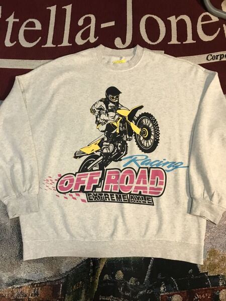 Off Road Extream Axle Racing スウェット モトクロス レーシング レース オフロード アメリカ ビンテージ 古着 アメカジ