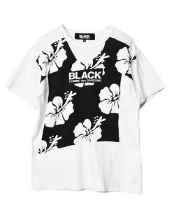 COMME des GARCONS BLACK コムデギャルソン ブラック グラフィック 半袖Tシャツ 25210 - 607 66