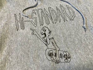 Hi-STANDARD high standard pull over sweat Parker sweatshirt is chair tamero core skateboard ROCK PUNK PIZZA OF DEATH