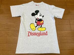 80s 90s USA製 ビンテージ Mickey Mouse ミッキーマウス Disney ディズニー Tシャツ グレー