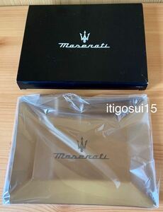 * rare [ unused ] Maserati MASERATI* stainless steel tray tray small articles put case * Novelty * Maserati ma cellar ti*T