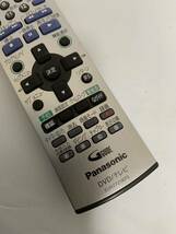 赤外線出力確認 Panasonic パナソニック EUR7721KF0 DVD/テレビ リモコン 中古現状 131f1250_画像3