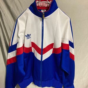 アディダス ジャージ 80’s デサント バルーンシルエット 希少 XOサイズ ゆったり トリコロール