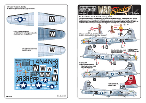 Kits-World(172230)1/72 B-17G フライングフォートレス'Easy Movement'他用デカール