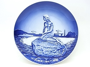 y0153　ROYAL COPENHAGEN The little Mermaid Plate　ロイヤルコペンハーゲン　リトルマーメイド　プレート　皿　USED