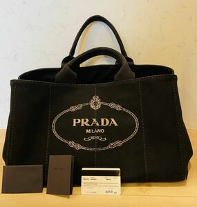 PRADA★プラダ★ 大人気★カナパ★キャンバストートBAG★BN1872★NERO★５回使用★ギャランティカードあり