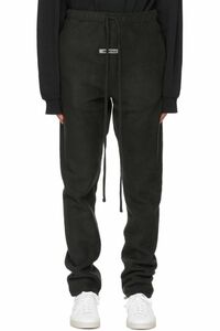 Essentials Black Polar Fleece Lounge Pants S