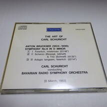輸入盤/Chaconne「ブルックナー：交響曲第9番」シューリヒト＆BRSO/1963年_画像2