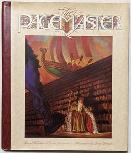 リチャードが図書館で見つけた本は...「The Pagemaster」本の世界が現実に！？/児童書/大型本/映画原作/1993年発行/ハードブック/英語