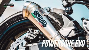 イタリア GPR / POWERCONE EVO4 スリップオン マフラー (公道仕様) / Kawasaki Ninja400 Ninja250 ニンジャ 2018-