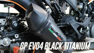 GPR GP EVO4 BLACK TITANIUM 公道仕様スリップオン KTM デューク 890 / 890R 2021/2022