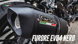 GPR FURORE EVO4 NERO 公道仕様スリップオン KTM DUKE690 デューク690 2012/2016