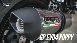 イタリア GPR GP EVO4 POPPY 公道仕様スリップオン スズキ SUZUKI SV650A VP55B 2016/2020