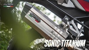 イタリア GPR SONIC TITANIUM 公道仕様スリップオン スズキ V-ストローム 1000 2020/2021