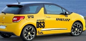 グラフィック デカール 車体用 / シトロエン DS3 / ドア サイド ４点セット