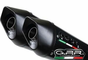 イタリア GPR FURORE POPPY 公道仕様二本出しボルトオン スズキ GSX-R750 SRAD 2000/2005