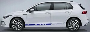 グラフィック デカール 車体用 / VW フォルクスワーゲン ゴルフ 7/8 / アンダー サイド パフォーマンス バイナル