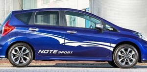 グラフィック デカール 車体用 / 日産 ニッサン ノート E12 2012年 - 2020年 / サイド スポーツ