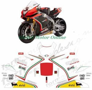 グラフィック デカール ステッカー 車体用 / アプリリア RSV4 / レプリカ スーパーバイク SBK 2012 ワール