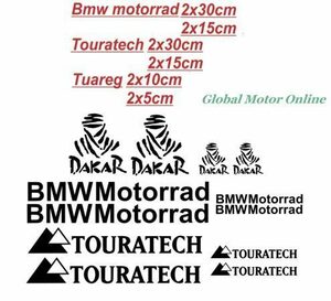 グラフィック デカール ステッカー 車体用 / BMW MOTORRAD + TOURATEC + TOUAREG ダカ