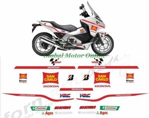 グラフィック デカール ステッカー 車体用 / ホンダ Honda インテグラ700 / SIC TEAM GRESINI M