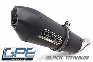 イタリア GPR GP EVO4 BLACK TITANIUM 公道仕様スリップオン ホンダ CBR400R 2019- (NC56) 2019/2020