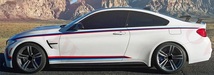 グラフィック デカール 車体用 / BMW 3シリーズ M3 F30 12-19 / サイド ツーライン Mパフォーマンス_画像5
