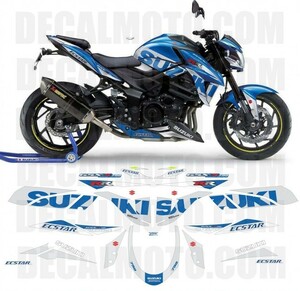 グラフィック デカール ステッカー 車体用 / スズキ Suzuki GSX-S750 / 60TH RACING ECSTA