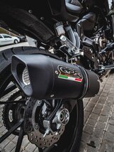 イタリア GPR FURORE NERO 公道仕様スリップオン ハスクバーナ TE125 4T 2010/2013_画像3