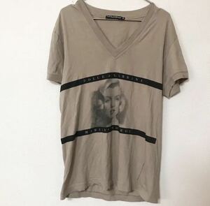 Dolce&Gabbana 2006年 マリリンモンロー Tシャツ size48ドルチエ&ガッバーナ Marilyn Monroe ドルガバ