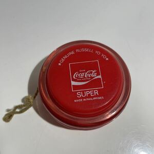 当時物 レア コラコーラ ラッセル ヨーヨー 赤 ★GENUINE RUSSELL YO-YO ★ Drink Coca-Cola SUPER スーパー レトロ