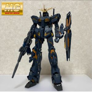 yzガンプラ完成品ジャンク 機動戦士ガンダムUC MG 1/100 ユニコーンガンダム2号機 バンシィ バンダイ プラモデル